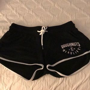 Athletic cotton Doughnuts and deadlifts shorts